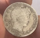 1909-D 25C Barber Quarter U.S. Silver Coin