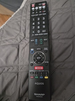 OEM Sharp AQUOS GB005WJSA Remote Control Original Netflix Smart Central Tested