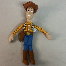 Disney Pixar Toy Story 2 Woody 10  Beanie Plush Doll Mattel Star Bean