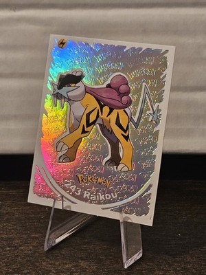 Pokemon Evolutions Metal Prisma |Raikou | #092 Sticker Peru 2022 