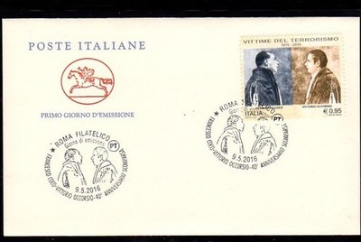 2016 first day envelope first day cover magistrates Occorsio Cocco