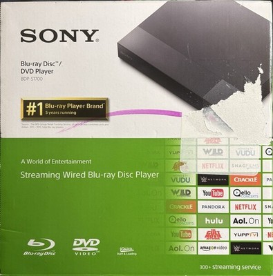 Sony BDP-S1700 Blu-Ray DVD Disc Player Full HD Playback Stream Upscaling Sealed