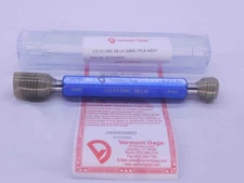 NEW 1/2 13 UNC 2B LEFT HAND VERMONT THREAD PLUG GAGE .5 GO NO GO = .4500 & .4565