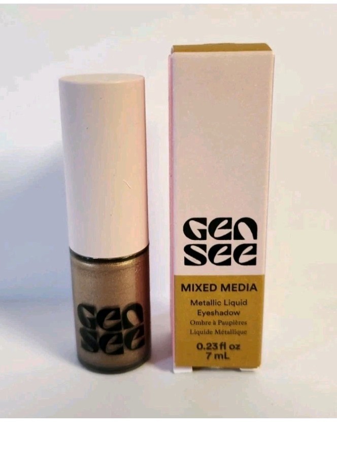 New Gen See Mixed Media Metallic Brown Liquid Eyeshadow First Light 0.23 fl oz