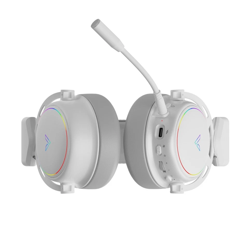 Rapoo Gaming Headset Bluetooth 2,4GHz Wireless Mikrofon PC wiederaufladbar Weiß - Bild 4 von 4