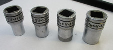 Snap on 4pc 1/2" Dr 12pt SW11M 11mm SW13M 13m SW14m 14mm SW15mm 15mm Sockets USA