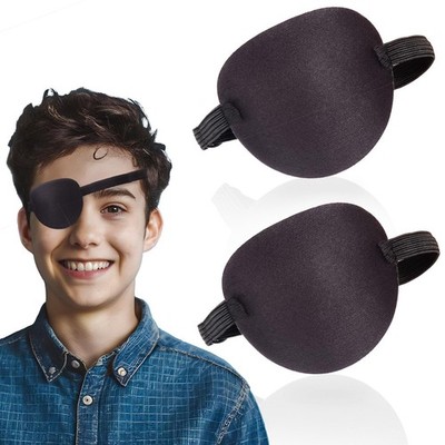 2 Pcs Adjustable Eye Patches Amblyopia Lazy Eye Patches for Left or Right Eyes
