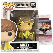 Sean Astin signed Funko Pop Mikey The Goonies