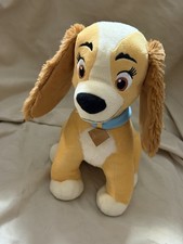 Disney Lady  The Tramp " Lady " Plush Stuffed Animal Dog Puppy Toy 11" In.