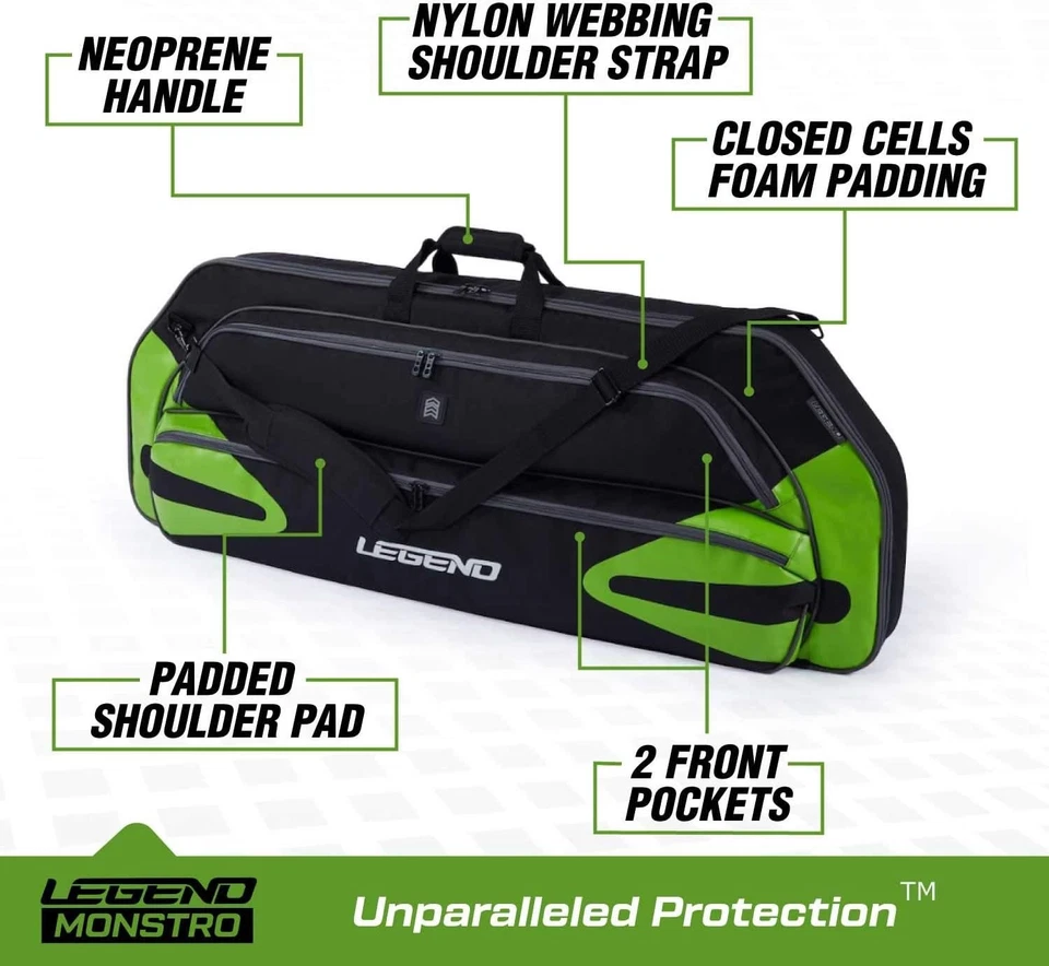 Estuche de arco compuesto suave profesional Monstro - Estuche de viaje para tiro con arco con hombro Foto 2 de 4