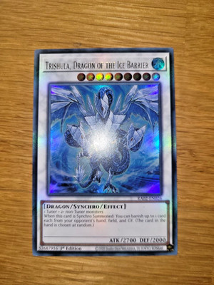 Yugioh Trishula Dragon of the Ice Barrier RA02-EN026 Ultra Rare English
