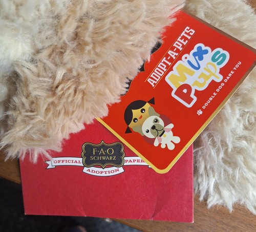 Peluche pupazzi Cockapoo FAO nero mix adotta un animale domestico con etichette e documenti - Foto 5 di 6