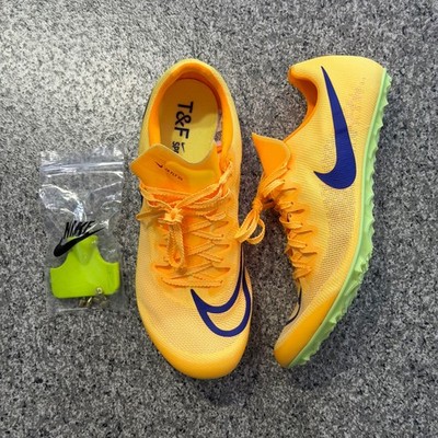 Nike Zoom Ja Fly 4 Track & Field Sprinting Spikes Mens 8.5 Citron Orange DR2741