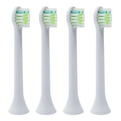 Compact Brush Heads, with Philips Sonicare Diamond Clean Toothbrush - 4 Pack