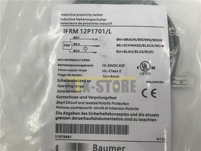 1PCS new BAUMER ELECTRIC IFRM 12P1701/L Inductive Sensor&Proximity Switch *mz