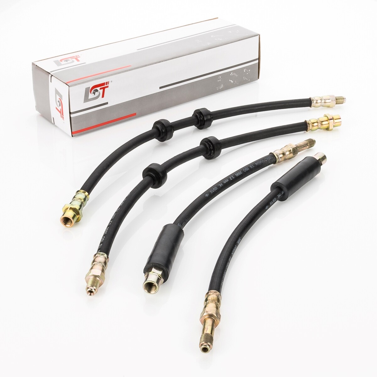4x Brake Hose Brake Line Front Rear for BMW 5 Series E39