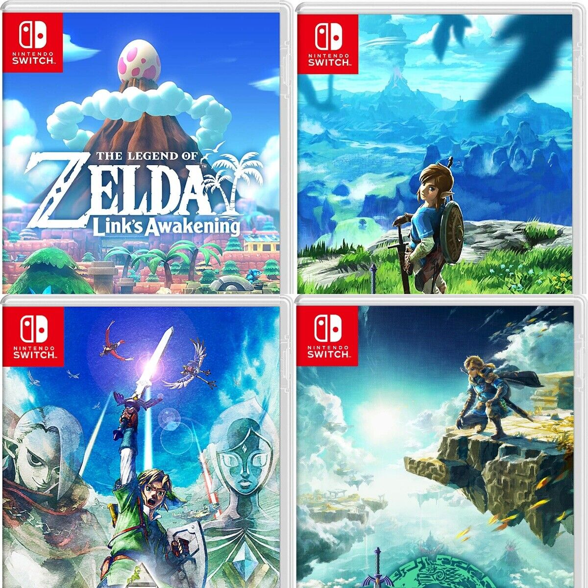 Legend of Zelda Nintendo Switch Games - Choose Your Game - Complete  Collection