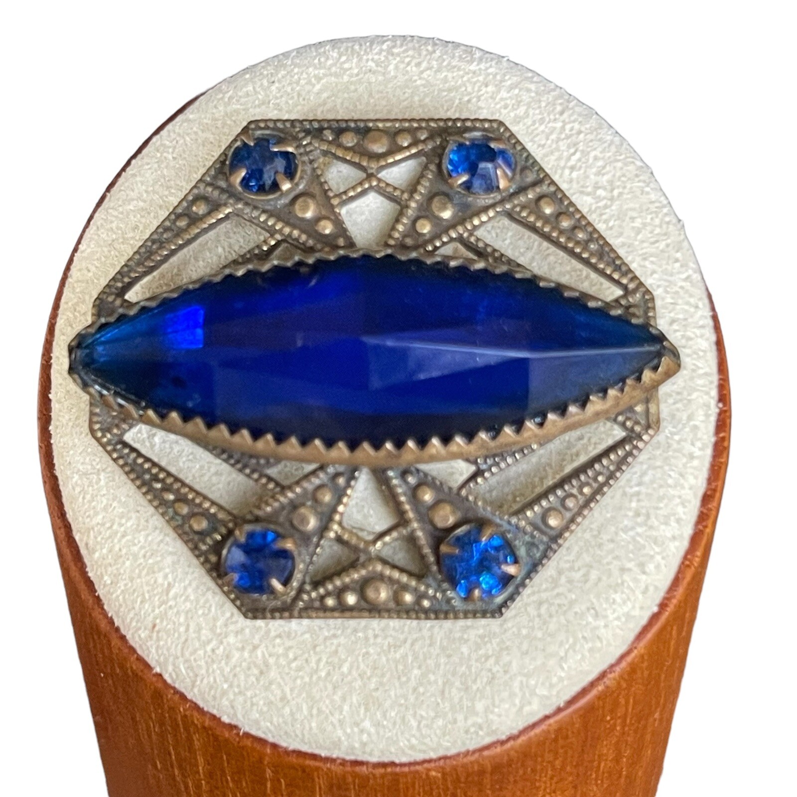 Broche (épingle) Art Deco En Croix Argent Et Or Vieilli - Marque Premium Designs, Neuve