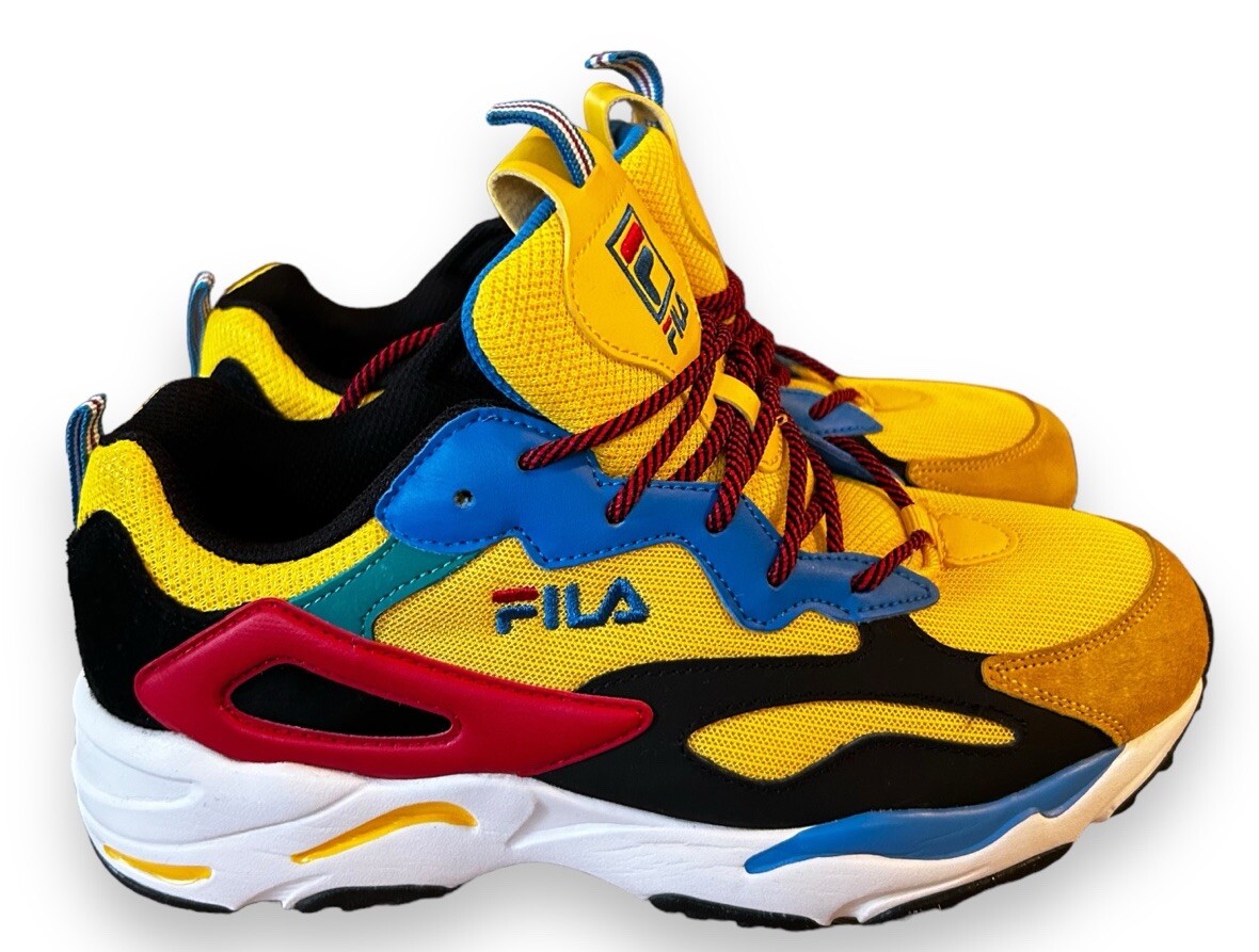 大人気!!! ♥ Fila ♥ RAYFLIDE 22SS !! MEN FILA RAY TRACER FESTIVAL LIMITED EDITION YELLOW BLUE RED