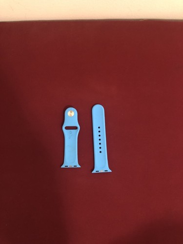 Apple Watch - Bracelet sport bleu ciel - Photo 4 sur 8