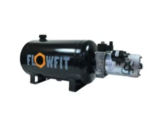 UP100 24V DC Single Acting Solenoid Operated Hydraulic Power Unit, 4.25 L/min, 8