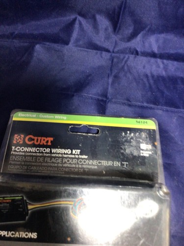 CURT 56104 kit de câblage connecteur T neuf circuit d'alimentation freins batterie - Photo 2/4