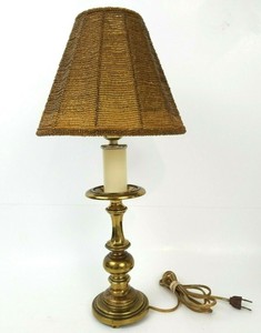 brass candlestick table lamps