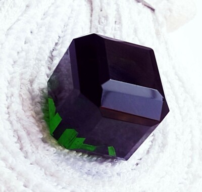 Extremely Rare Cube Dark Green Topaz 140 to 150 Ct Certified Loose Gemstone P526