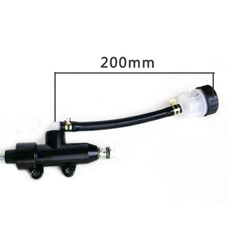 Bomba superior freno trasero motocicleta cilindro maestro émbolo grande 19 mm + taza de aceite Foto 4 de 4