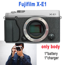Fujifilm X-E1 Digital Camera Body Black  Silver
