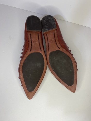 Frye Damen 8M Sienna Nieten Ballerett flach rot Ton Boho Deko unverbindliche Preisempfehlung des Herstellers 228 $ EUC - Bild 5 von 7