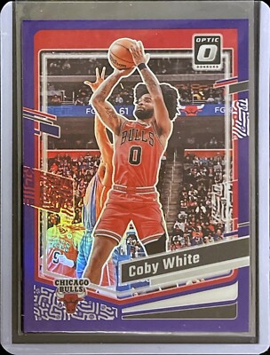 Coby White - 2023-24 Donruss Optic Basketball - Purple Prizm #125