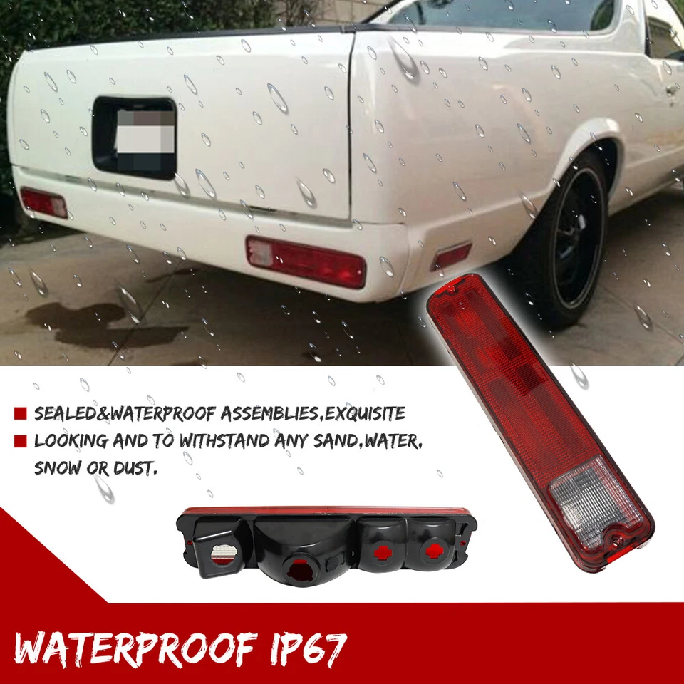 Juego de luces traseras para Chevrolet El Camino Malibu GMC Caballero 1979-1987 Foto 4 de 4