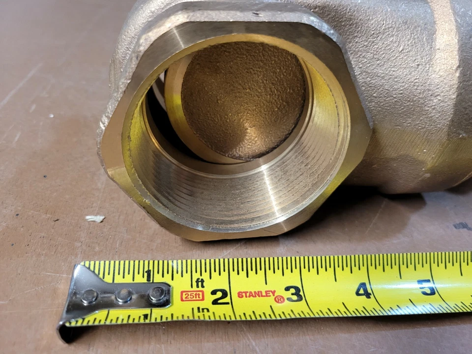 2-1/2" Nibco NT-113-K Bronze Non-Rising Stem Threaded Gate Valve Screw-In Bonnet - Image 2 of 3