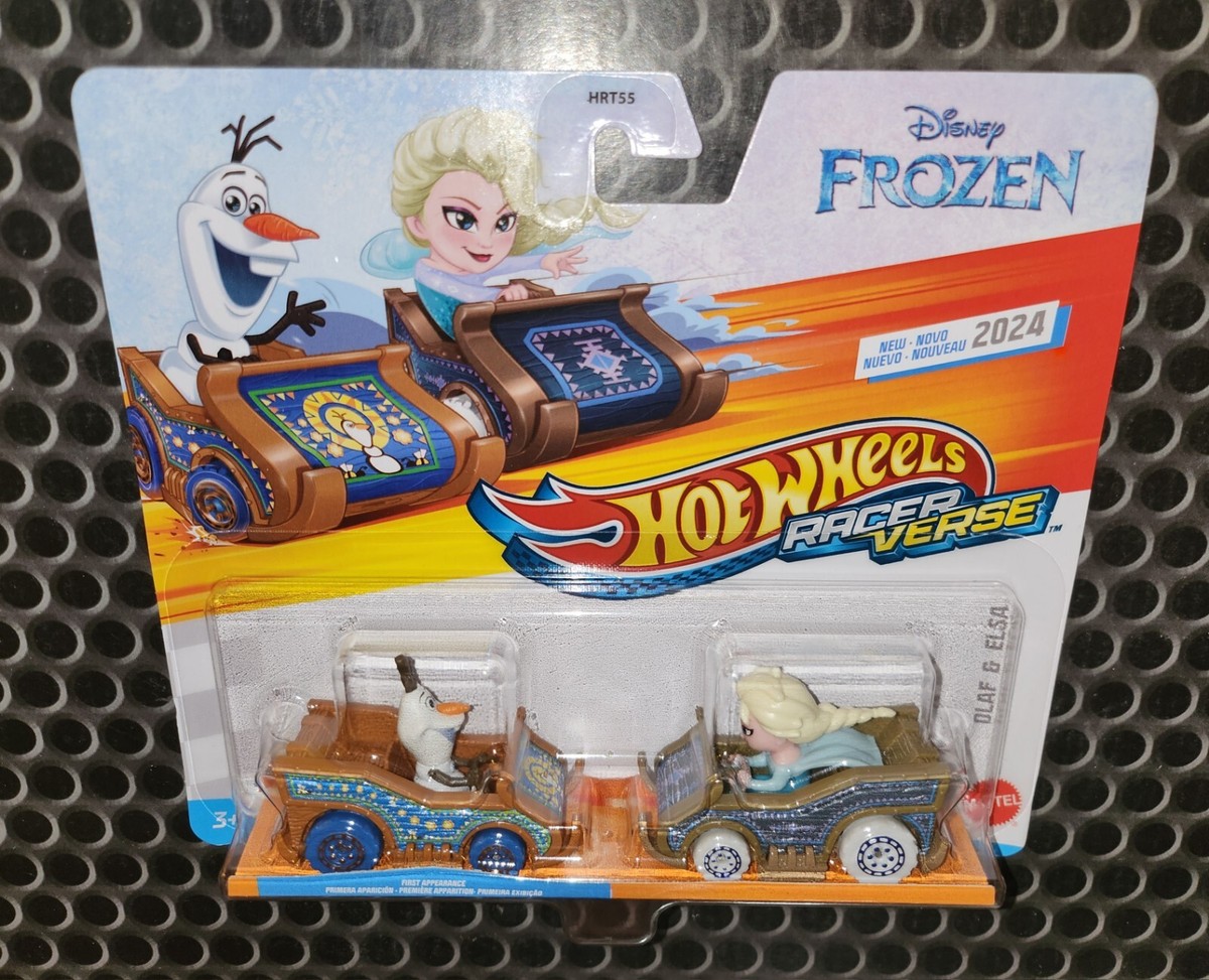 Hot Wheels Racer Verse 2 Pack: Disney's Frozen - Elsa and Olaf