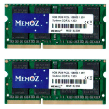 16GB 2x8GB DDR3L 1333 Notebook RAM PC3 10600 Laptop Memory Sodimm 5 Years Wnty