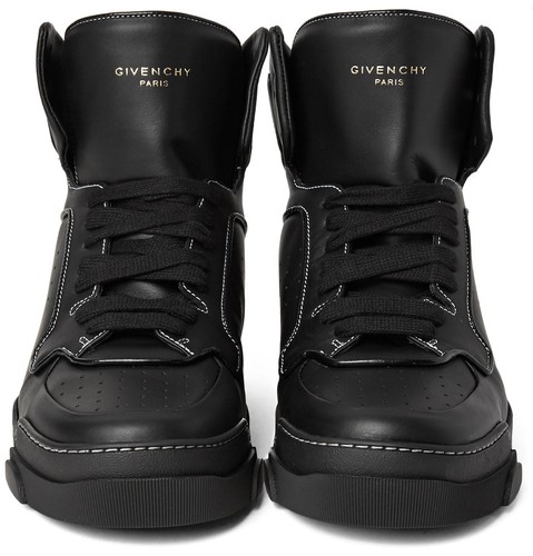 890 $ Givenchy Sneakers schwarz Leder Tyson hohe Schnürschuhe 39 - 7 - Bild 5 von 10