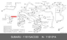 Genuine OE Hose Assembly-Pcv 11815AC330 for Subaru 11815-AC330