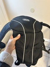 Chicco Ultra Soft Infant Baby Carrier Black 2 Way Up To 25 pounds slightly Used