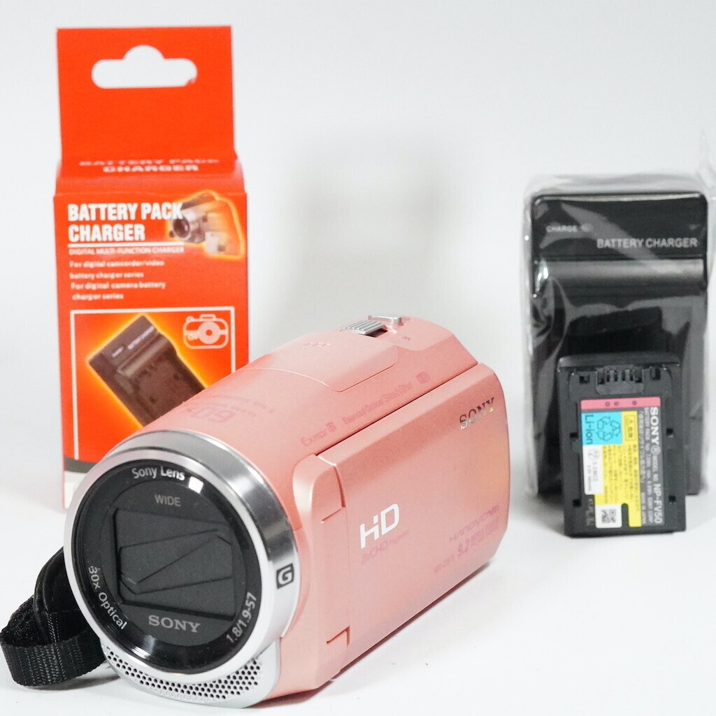 Sony HDR-CX675 Pink Handycam Tested Working Zoom Touch Panel Sony HDR-CX675 Pink Handycam Tested Working Zoom Touch Panel