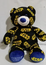 Build-A-Bear Workshop STAR WARS LOGO Teddy Bear Plush Cute