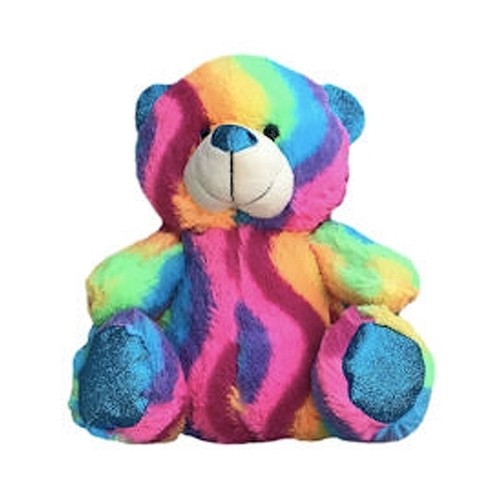 Pride Shack -11" Wave Plush Rainbow Teddy Bear - LGBT Pride Lesbian & Gay Gifts - 第 1/1 張圖片