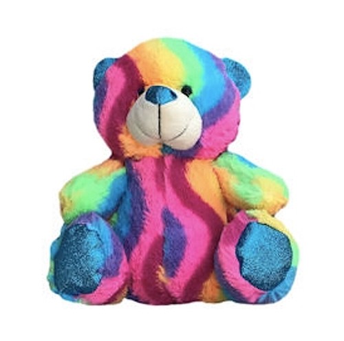 Pride Shack -11" Wave Plush Rainbow Teddy Bear - LGBT Pride Lesbian & Gay Gifts  - Picture 1 of 1