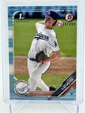2019 Bowman Draft #BD-132 Jimmy Lewis Sky Blue