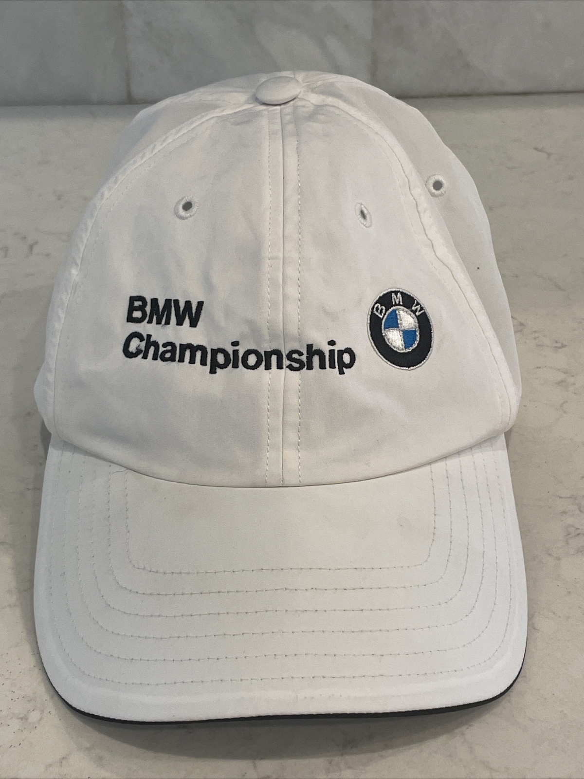 BMW Championship Racing Hat One Size Adjustable White… - Gem