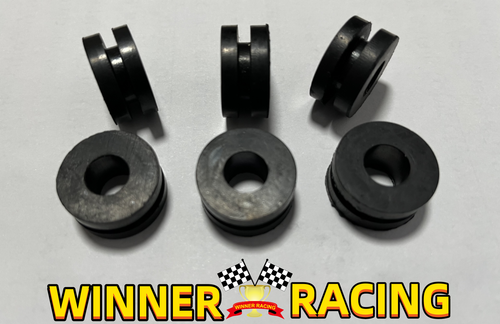 6 x Rubber grommets Radiator Mounting O Ring For Honda Yamaha Suzuki Kawasaki - 第 6/6 張圖片