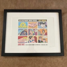 2010 JERSEY BOYS THEATRE ROYAL SYDNEY FRAMED LIMITED 172/182 LITHOGRAPH PRINT