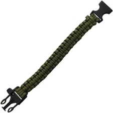 Paracord Bracelet OD Green 7.5" Overall Outdoors Fashion Everyday-Utility Use