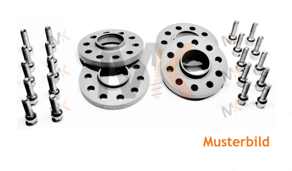 Placas de carril H&R TRAK+ DR 30 mm/eje ABE para VW Golf V Variant 1K5 (2007-2009) - Imagen 2 de 4