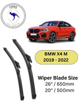 WIPER BLADES FOR BMW X4 M 2019-2022 (F98)